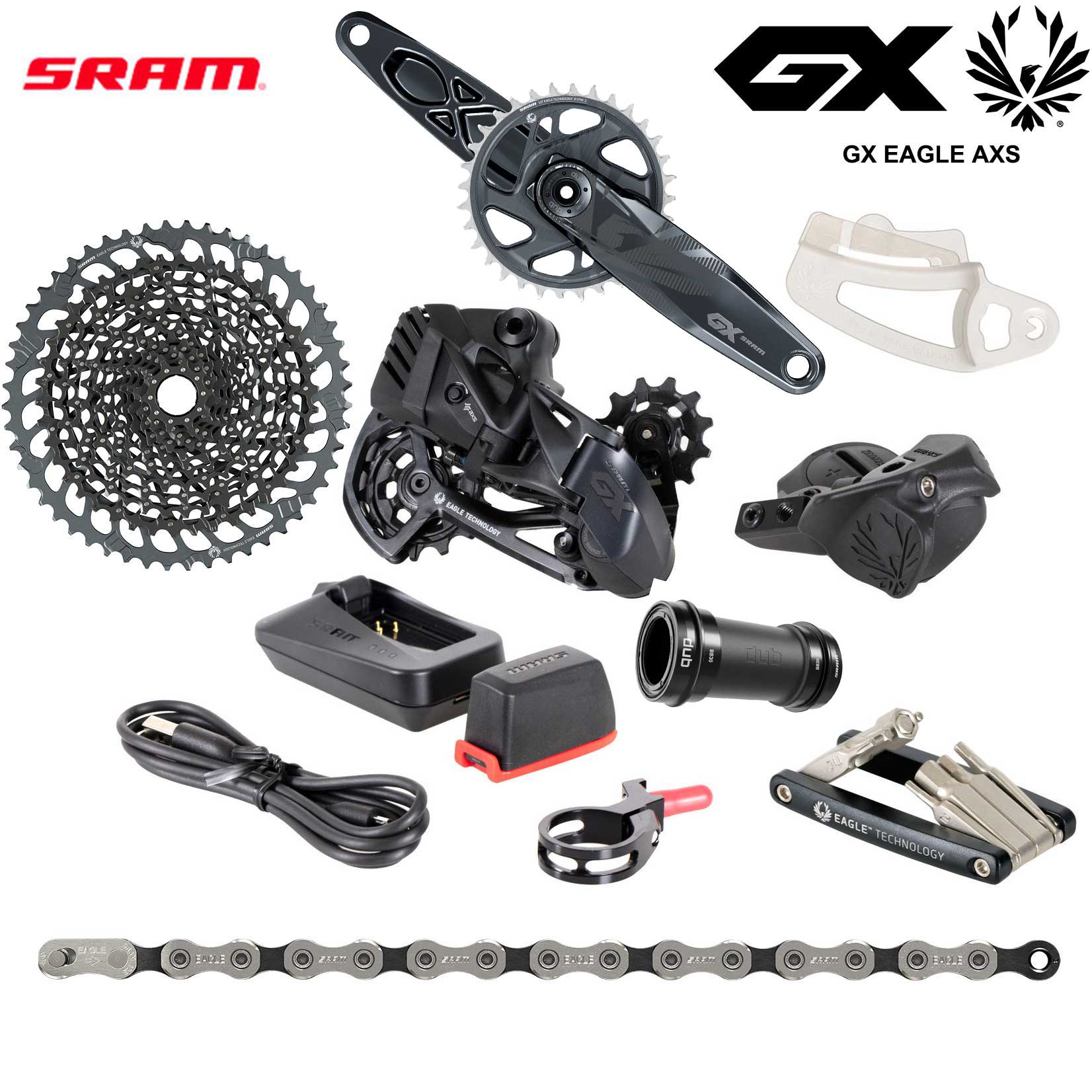 SRAM GX Eagle AXS ׷̵ ŰƮ 1x12s   M..